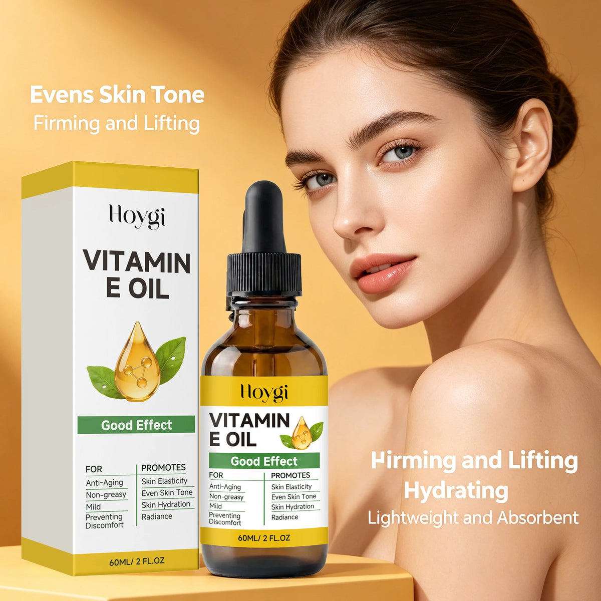 Hoygi Vitamin E Face Oil – Firming, Hydrating & Brightening
