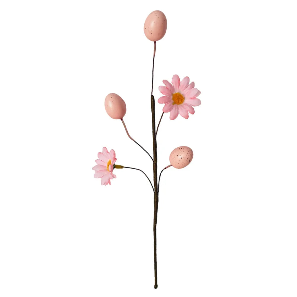 Easter Egg Tree Branch Colorful Foam Artificial Flower Decor