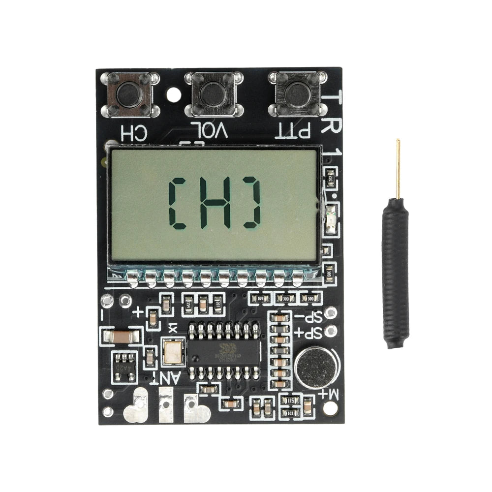 FM Walkie-Talkie Transceiver Module – 7 Channels, DC 3.3–6V
