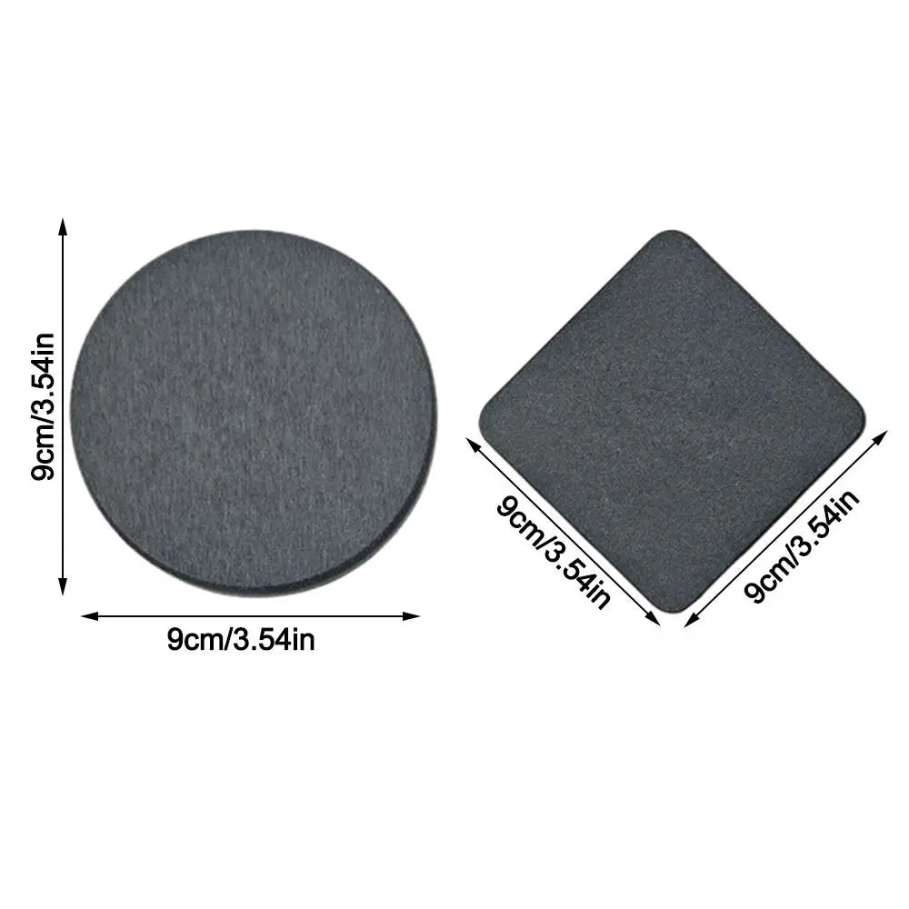 Diatomite Coaster – Quick-Dry Non-Slip Heat-Resistant Cup Mat