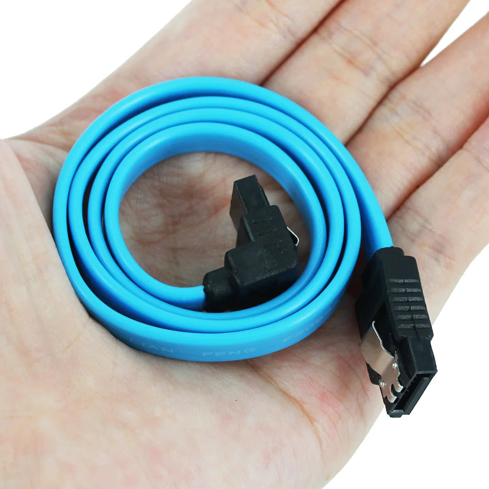 OULLX SATA 3.0 Cable 90° Angled HDD SSD Adapter – 48.5cm