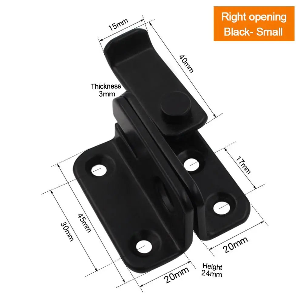 Stainless Steel Sliding Door Lock Bolt & Latch Clasp
