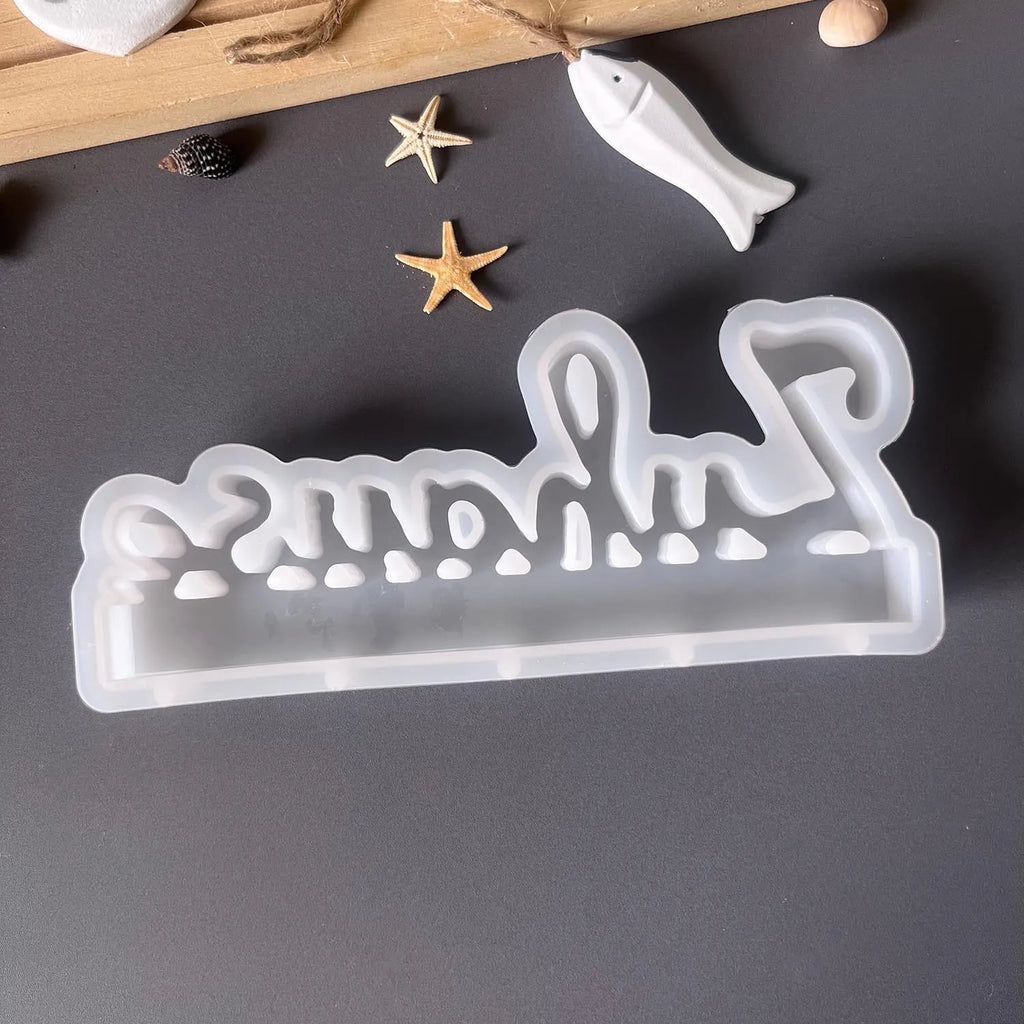 German Alphabet Silicone Mould – DIY Plaster & Resin Letter Mold