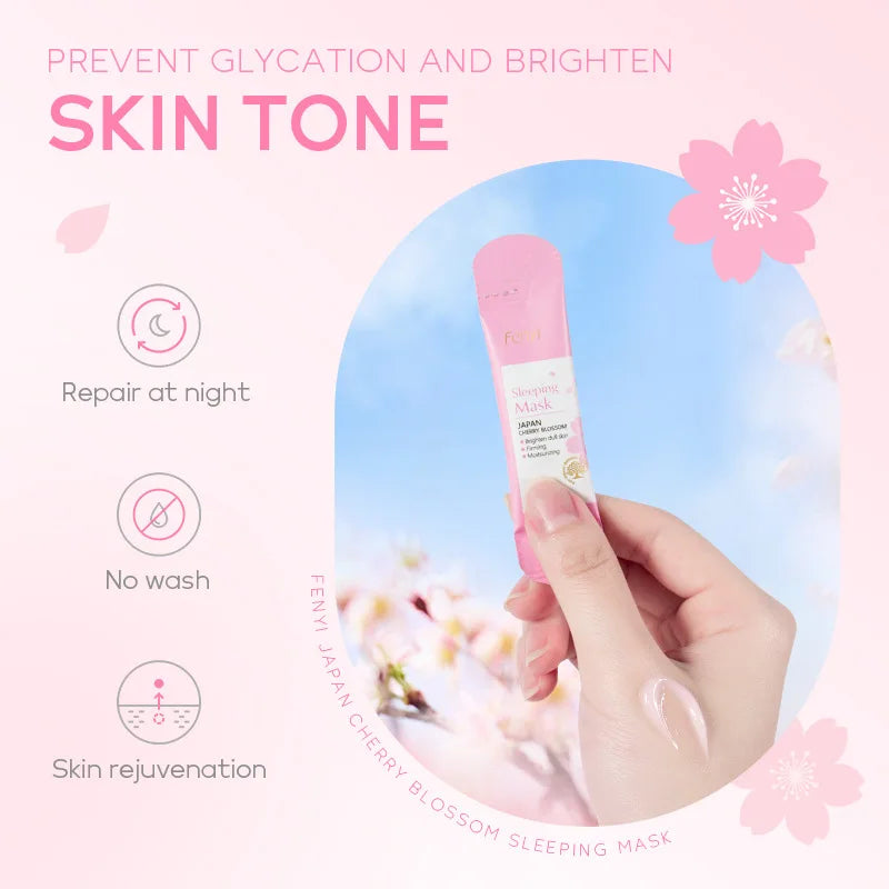 LAIKOU 60pc Sakura Centella Green Tea Sleeping Mask Set