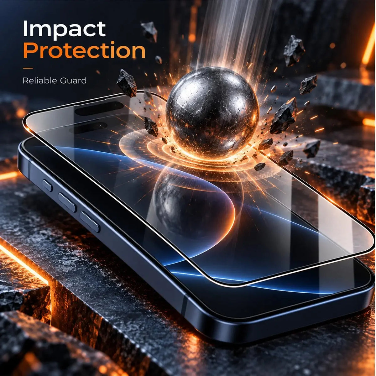iPhone 18 Pro & 18 Pro Max HD Tempered Glass Screen Protector