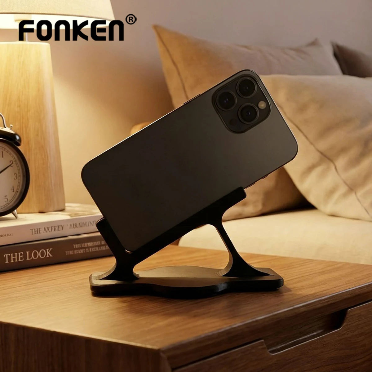FONKEN 3D Printed Universal Phone Stand | Desk & Bedside