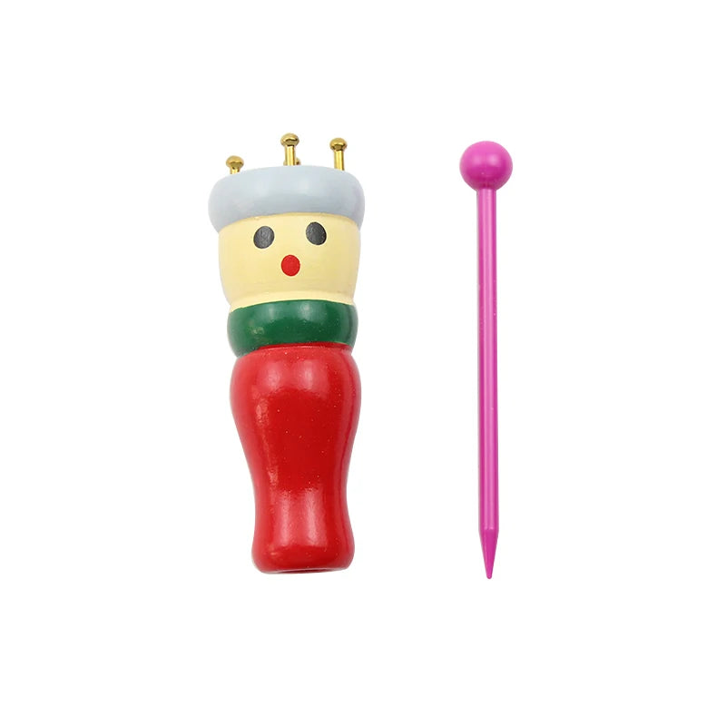 Wooden Knitting & Weaving Tool Set – DIY Loom & Needle Kit