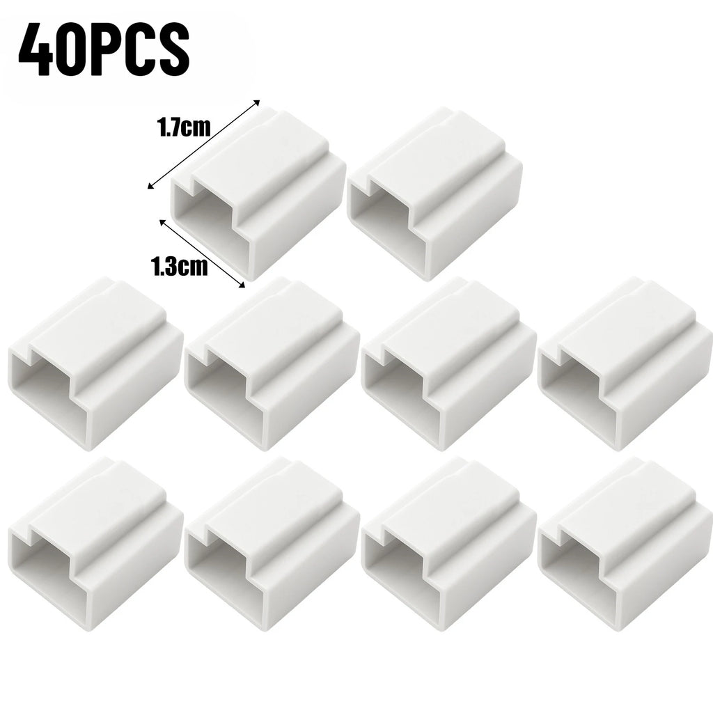 RJ45 Ethernet Connector Dust Caps – 10 to 50 Pack Protectors