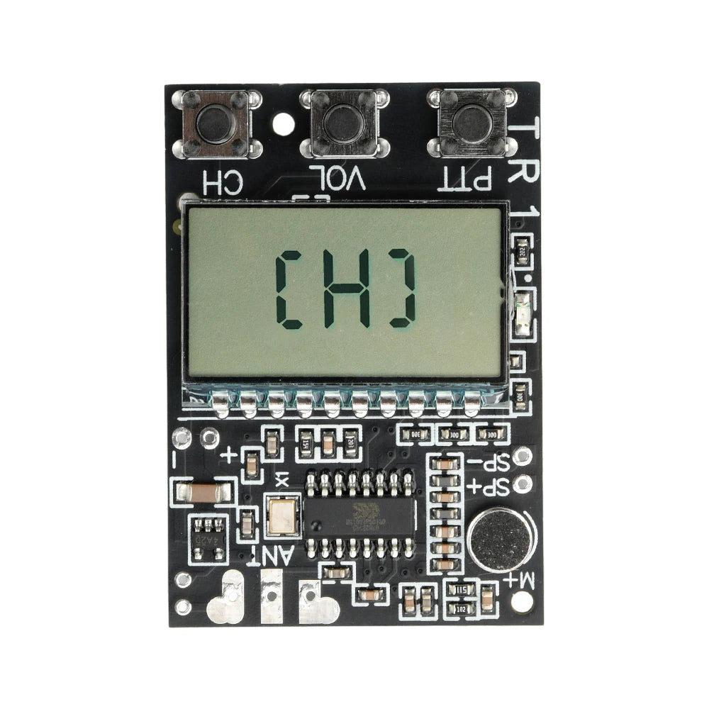 FM Walkie-Talkie Transceiver Module – 7 Channels, DC 3.3–6V