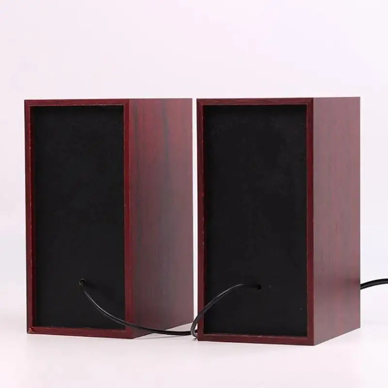 Wooden Bookshelf Speakers – USB Home Theater & Desktop