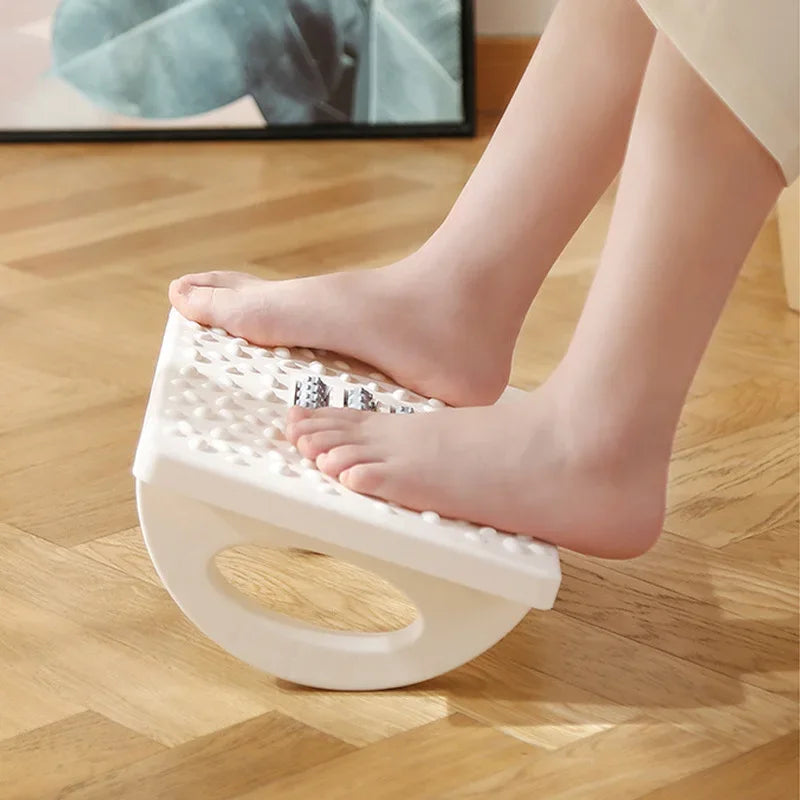 Rocking Footstool Massage Pedal – Anti-Slip Under Desk Rest