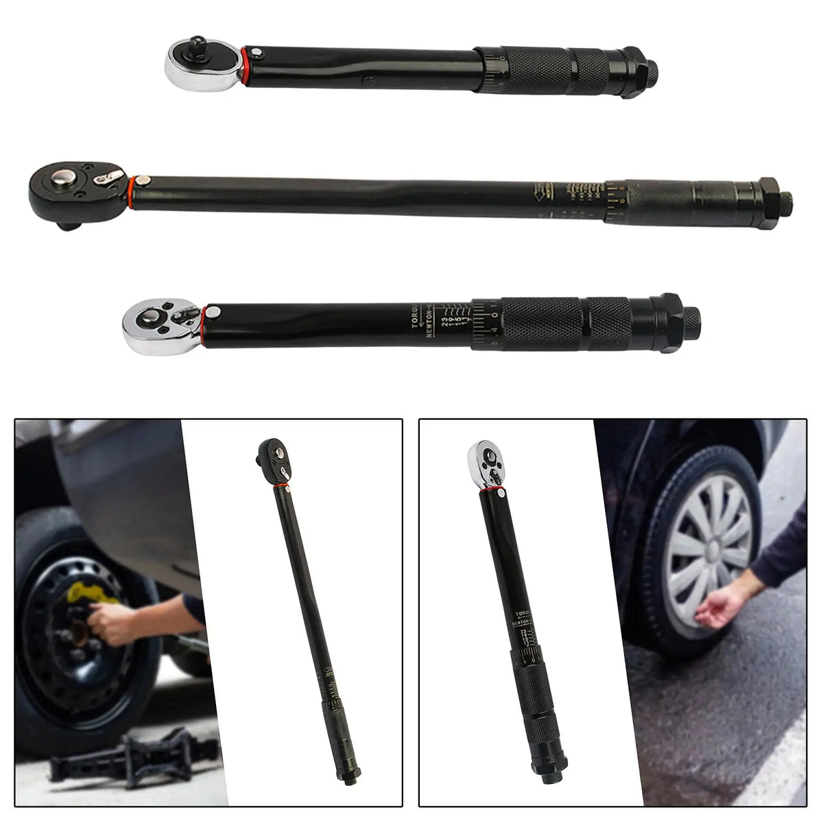 1/2" Drive Adjustable Click Torque Wrench | 40–210Nm Carbon Steel