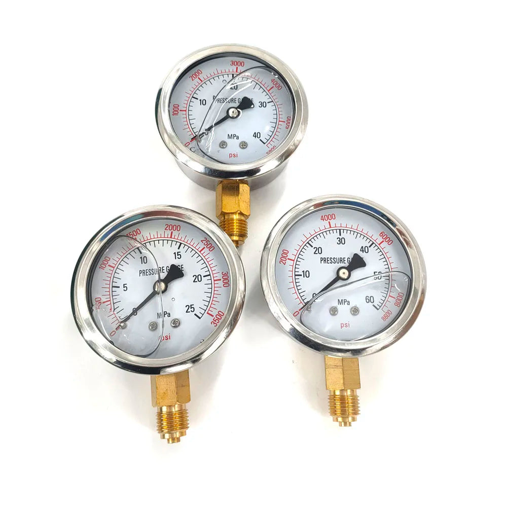 Excavator Hydraulic Pressure Test Kit – 8700 PSI, 3 Gauges