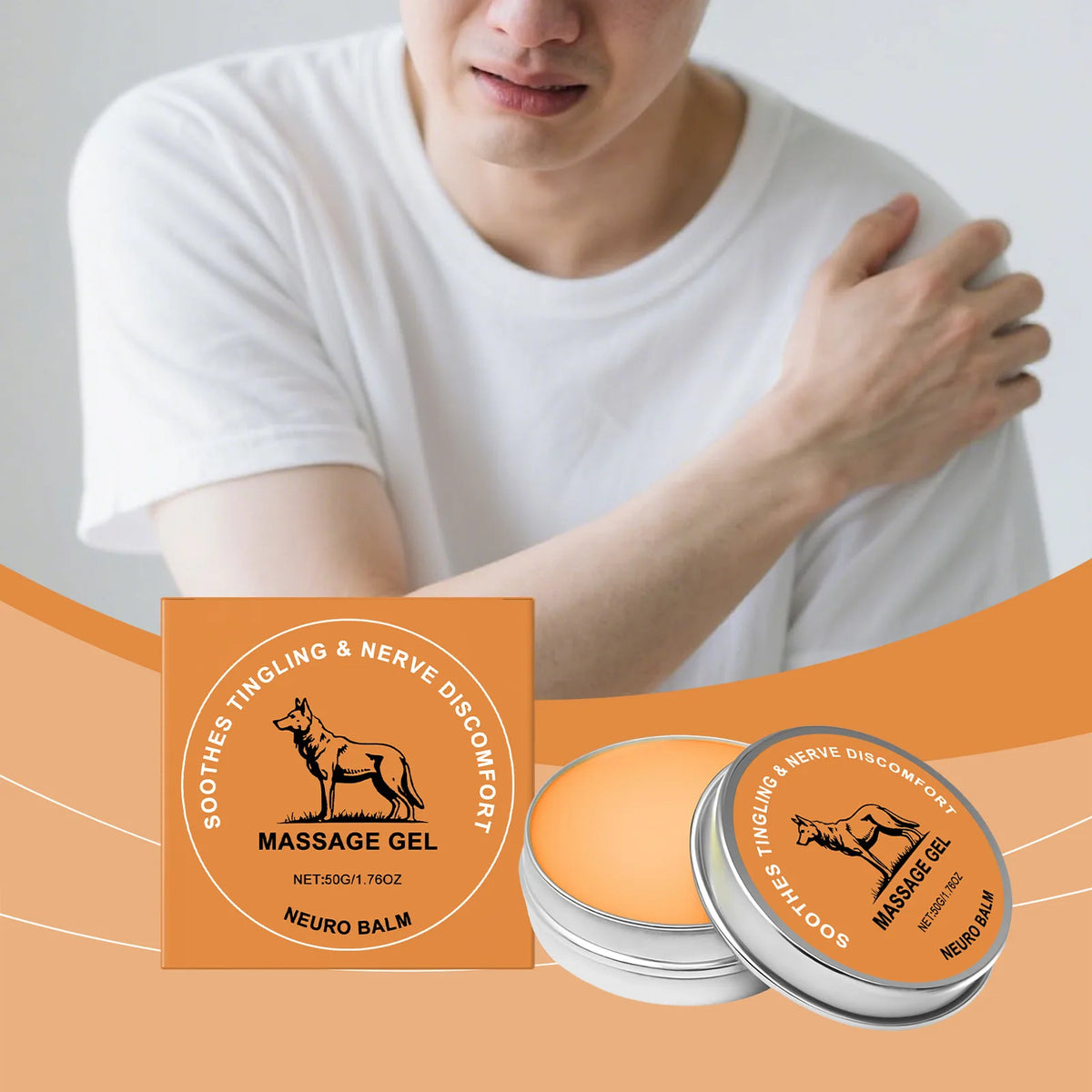 Soothing Body Massage Gel Cream – Moisturizing & Vitality