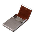 Stainless Steel PU Cigarette Case – Multifunction Card Holder