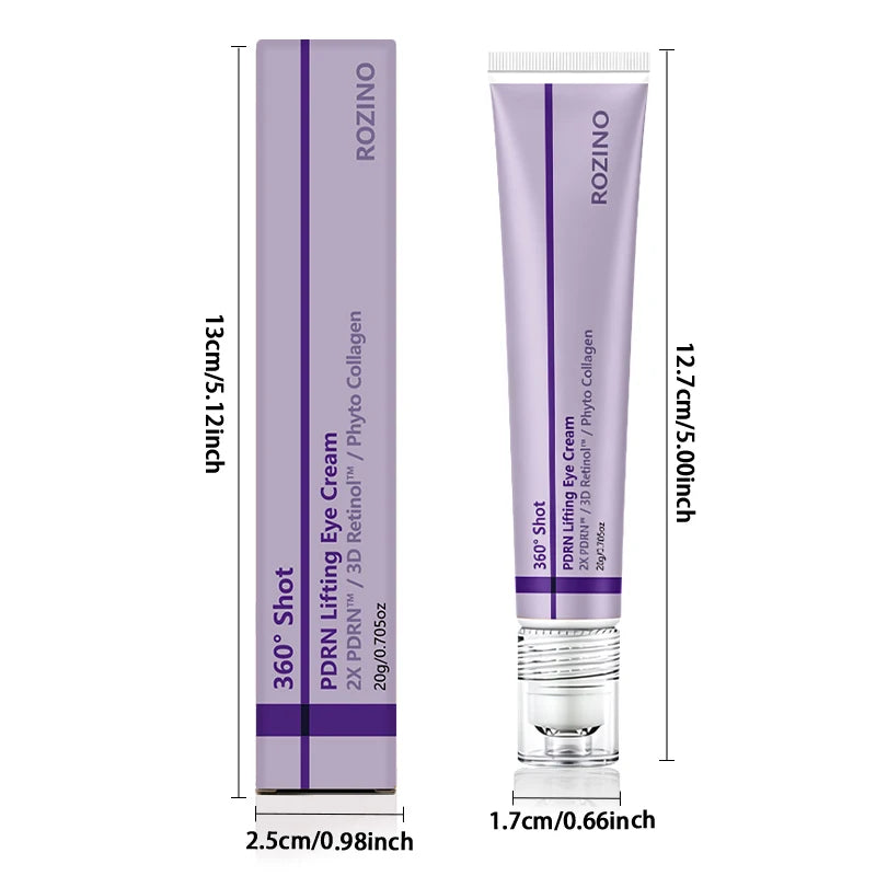 ROZINO PDRN 360° Korean Eye Cream – Roller Ball Moisturizer