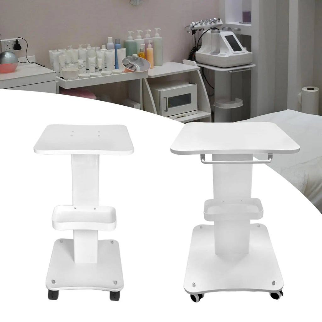 3-Tier Salon Trolley Cart with Wheels | Portable Beauty Storage