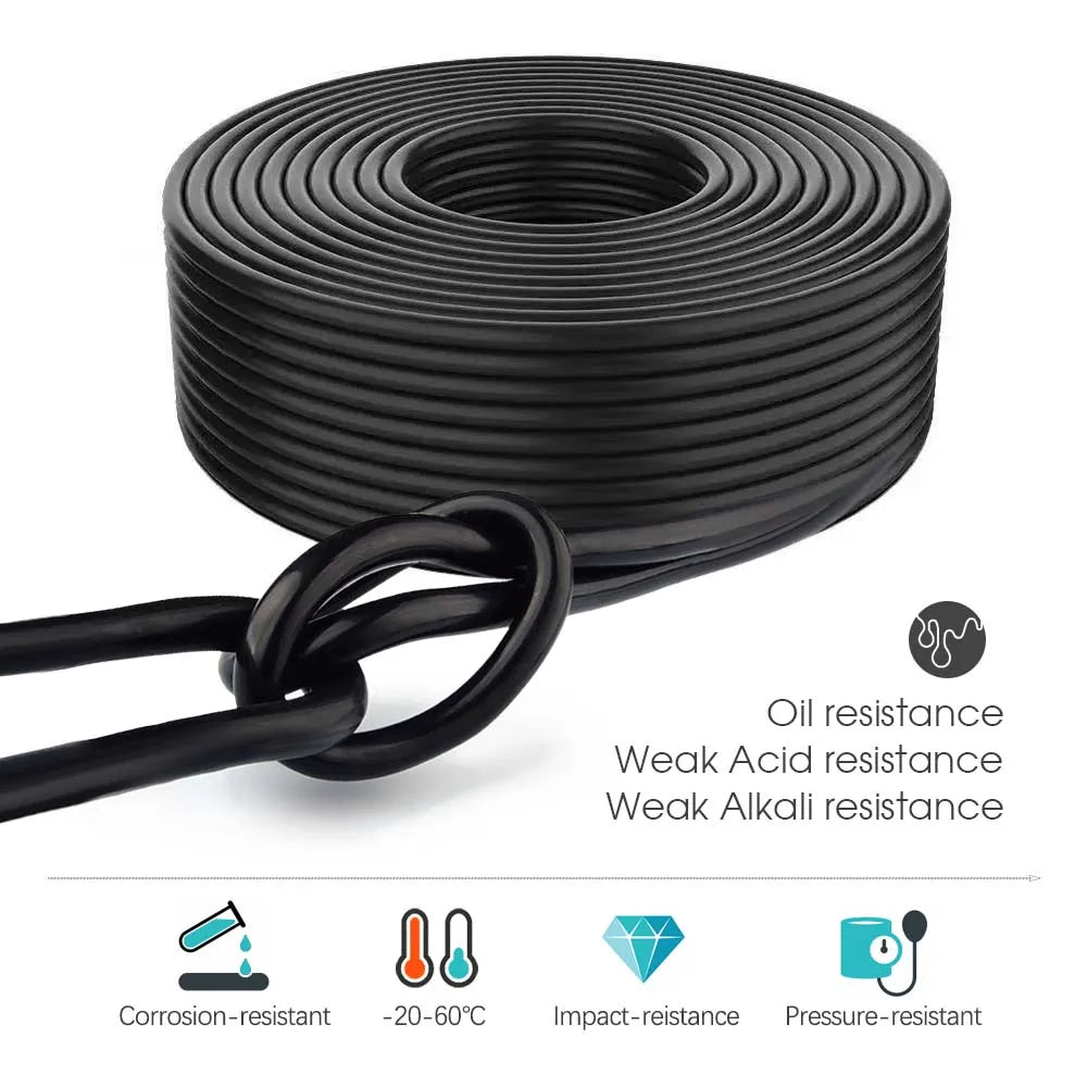 Micro Drip Irrigation PVC Hose 4mm – 5–50m Garden Watering