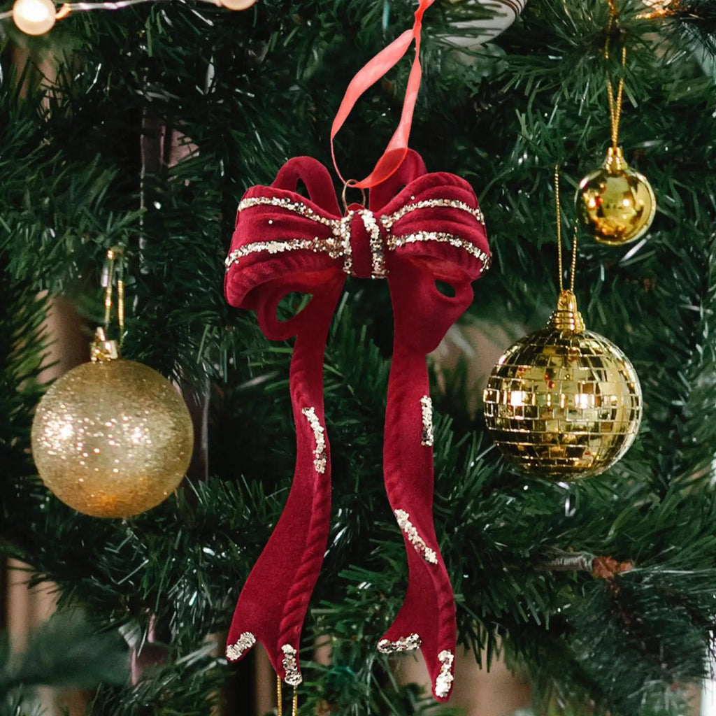 Sequin Christmas Tree Hanging Ornament | Festive ABS Decor