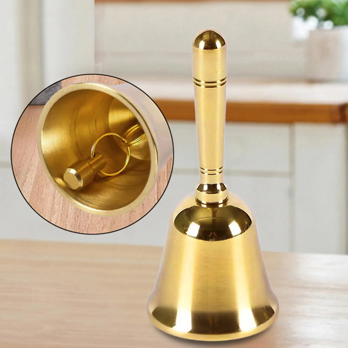 Copper Vintage Hand Bell – Service Desk & Wind Chime Pendant