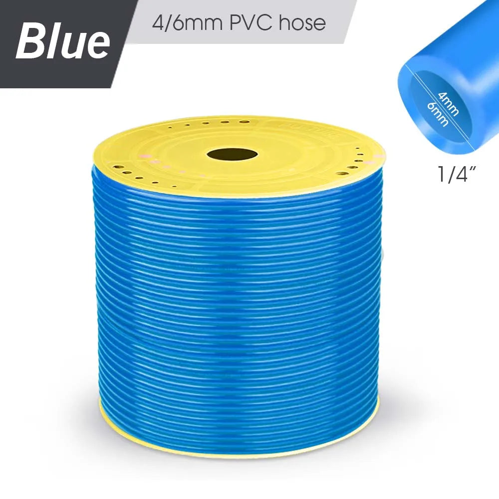 Micro Drip Irrigation PVC Hose 4mm – 5–50m Garden Watering