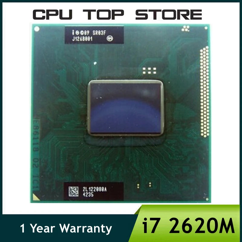 Intel Core i7-2620M SR03F 2.7GHz Laptop CPU Socket G2