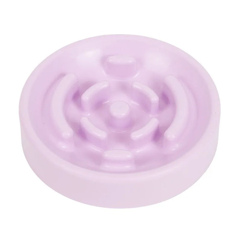 Slow Feeder Dog Bowl – Anti-Choke Round Pet Food Bowl