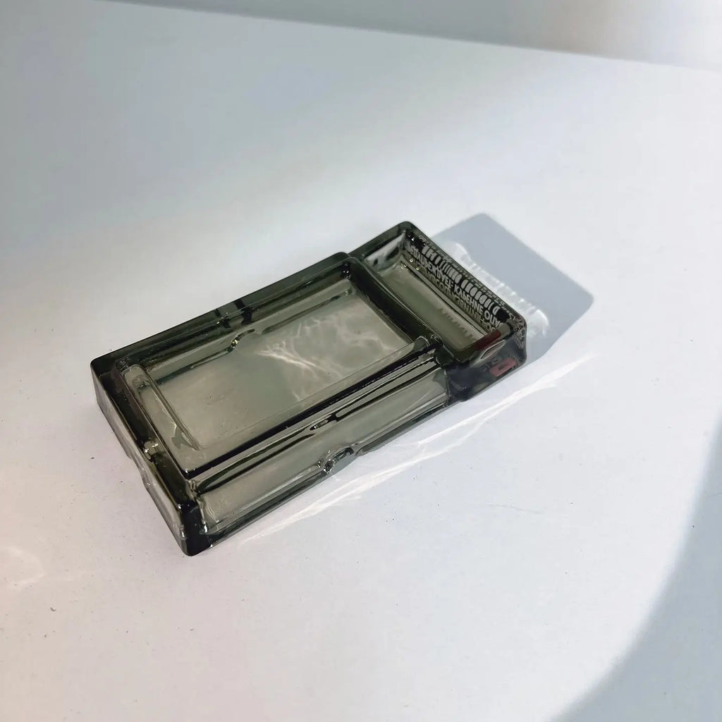 Mini Transparent Glass Ashtray | Cigarette Accessory & Gift