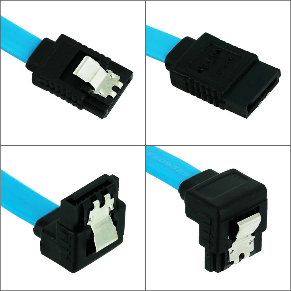 OULLX SATA 3.0 Cable 90° Angled HDD SSD Adapter – 48.5cm
