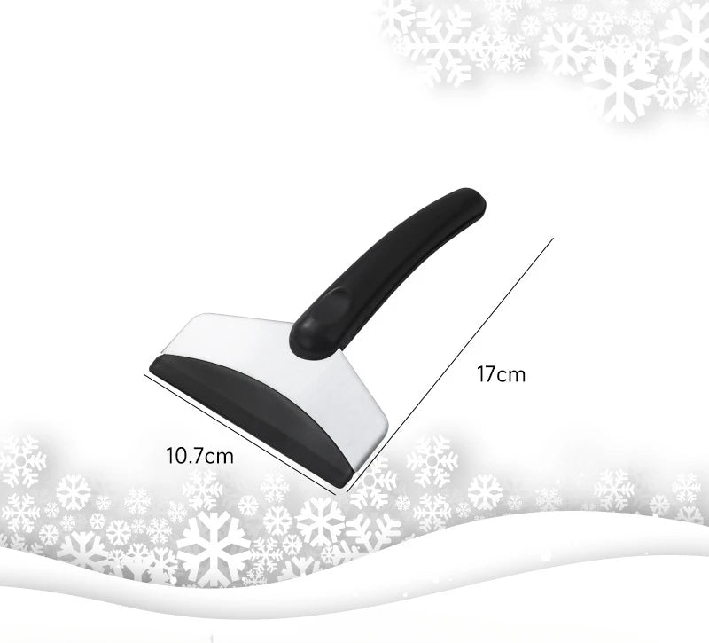 Stainless Steel Long Handle Car Snow Scraper & Ice Shovel