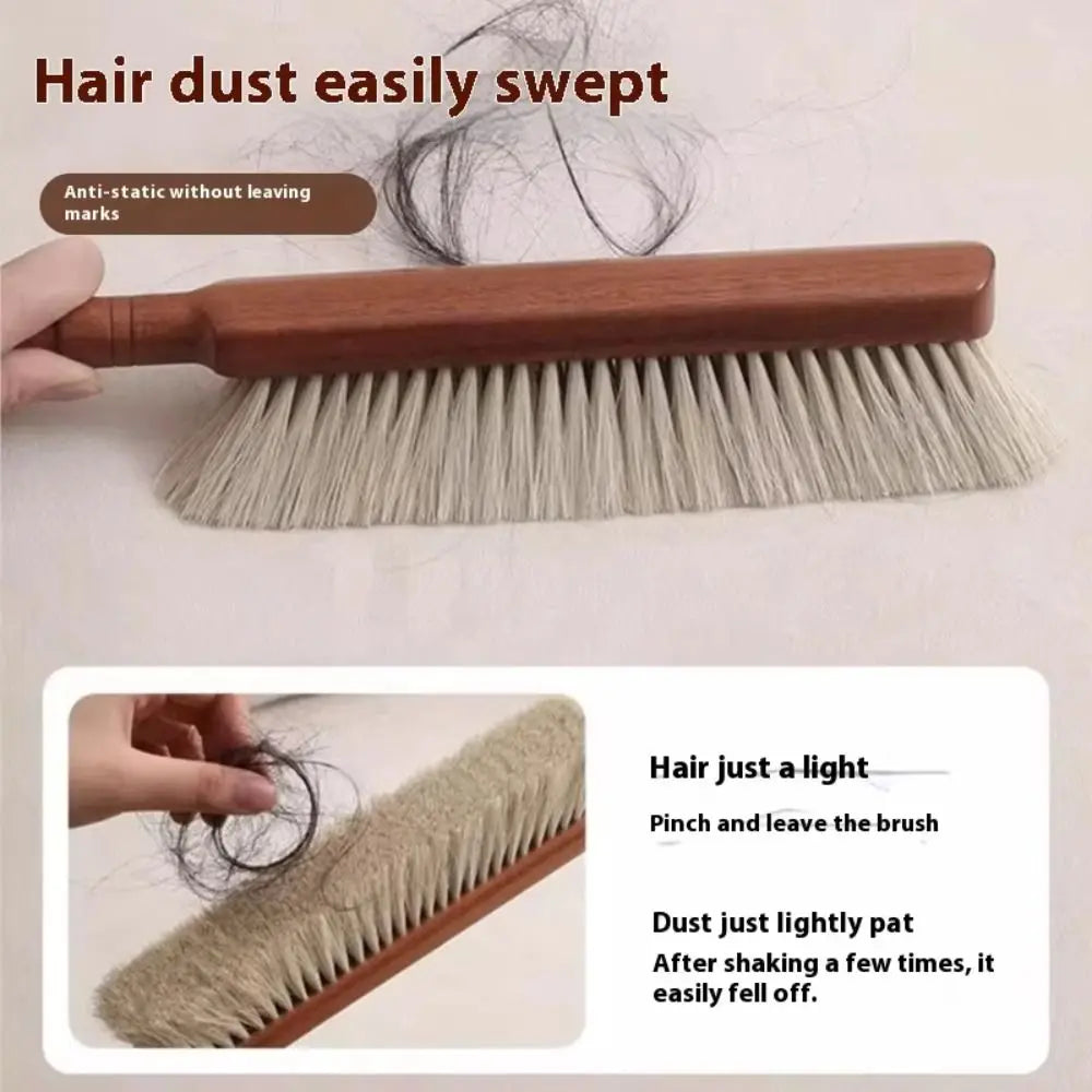 Soft Bristle Beech Wood Bed & Sofa Brush – Long Handle