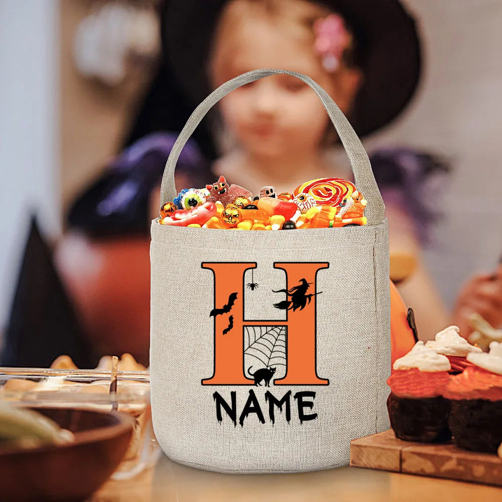Personalized Halloween Trick or Treat Bag – Kids' Candy Tote