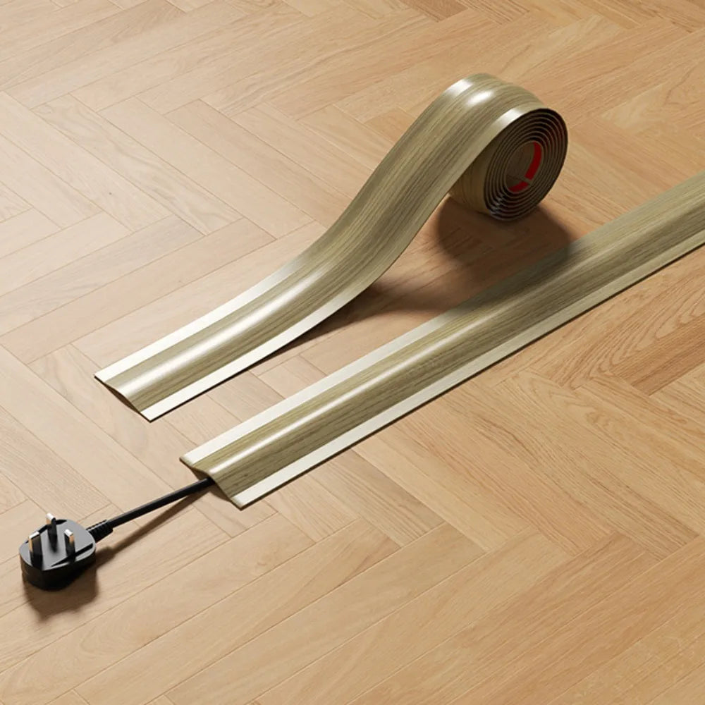 PVC Floor Cord Cover – Flexible Cable Management Wire Hider