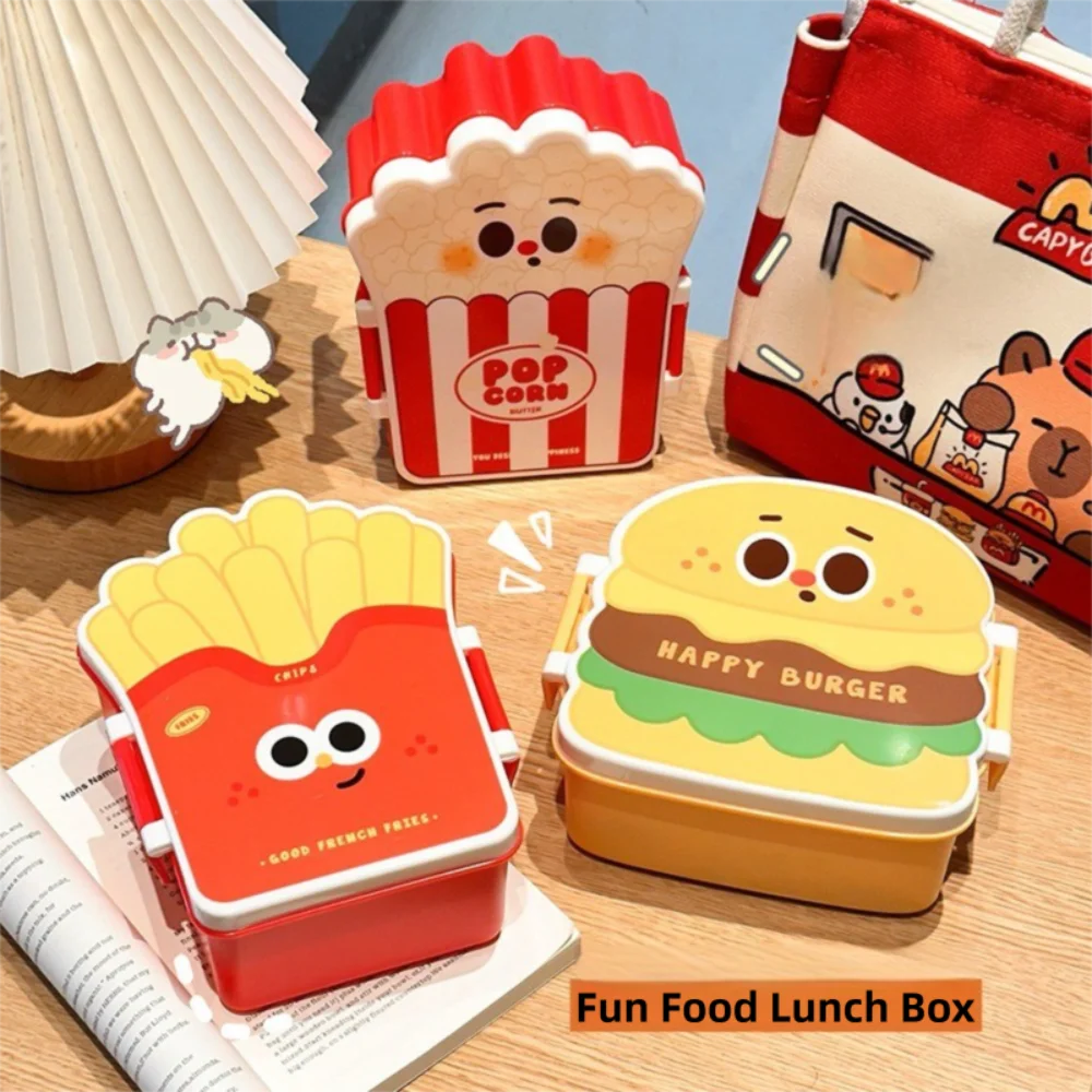 Cartoon Bento Box – Divided Leakproof Portable Lunch Box