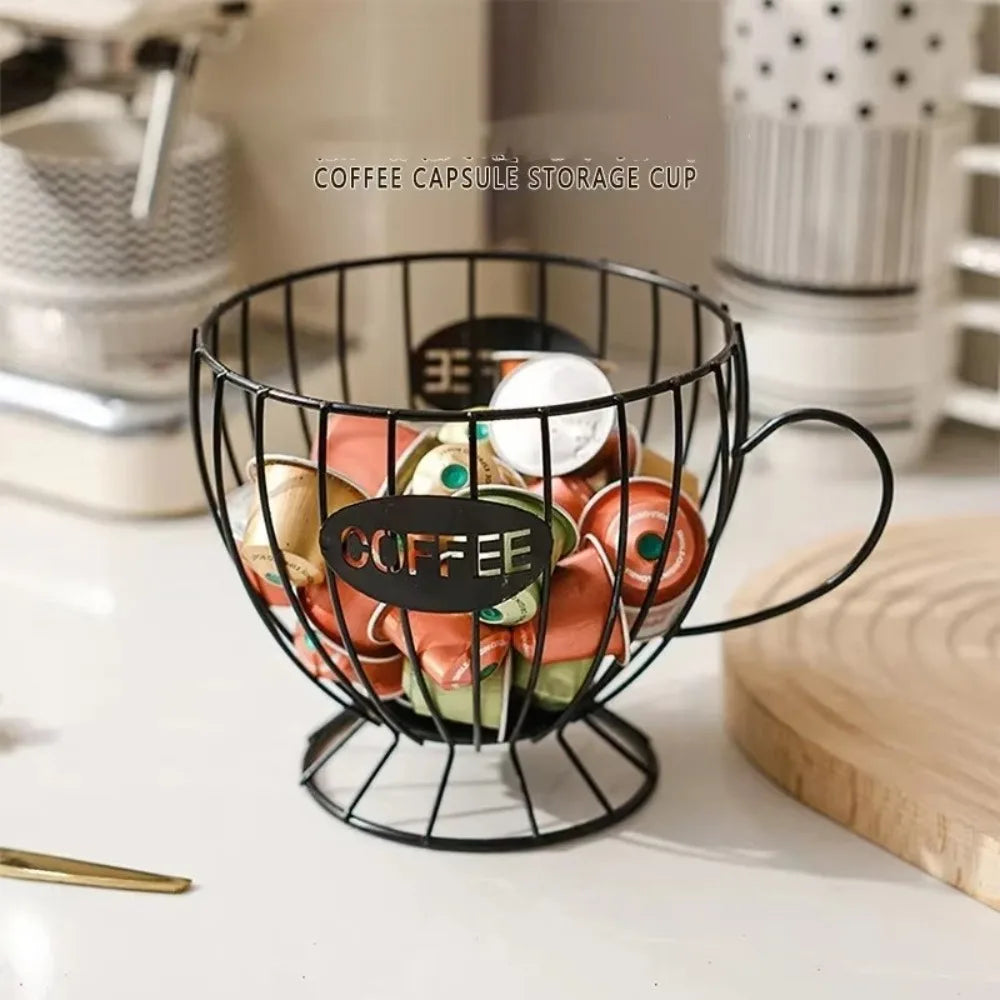Large Capacity Coffee Pod Holder & Capsule Organizer