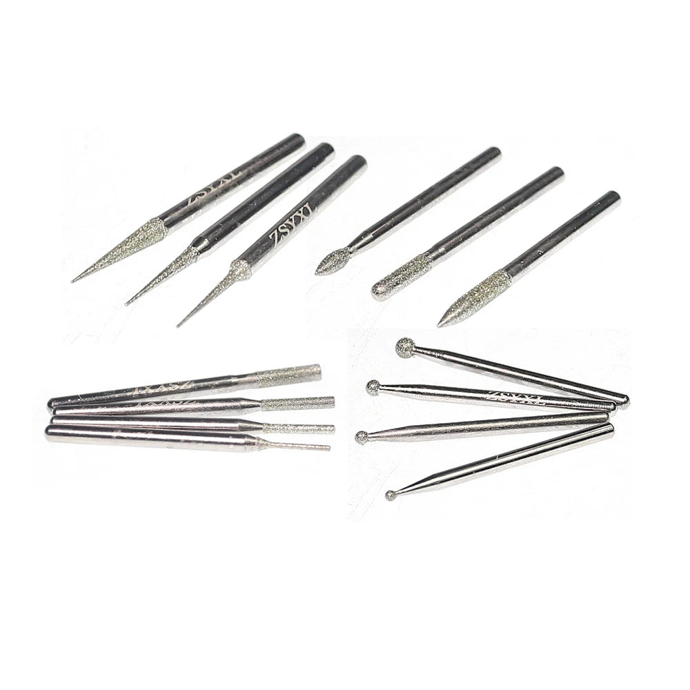 Diamond Burr Bits Set – Jewelry Jade Alloy Carving & Grinding
