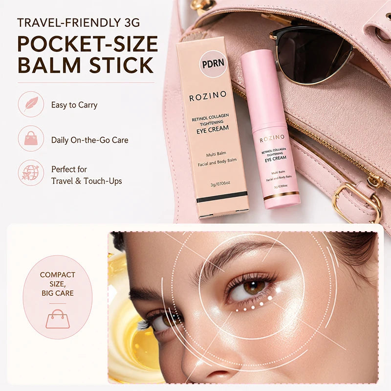 ROZINO Moisturizing Eye & Body Balm Stick | Retinol Collagen