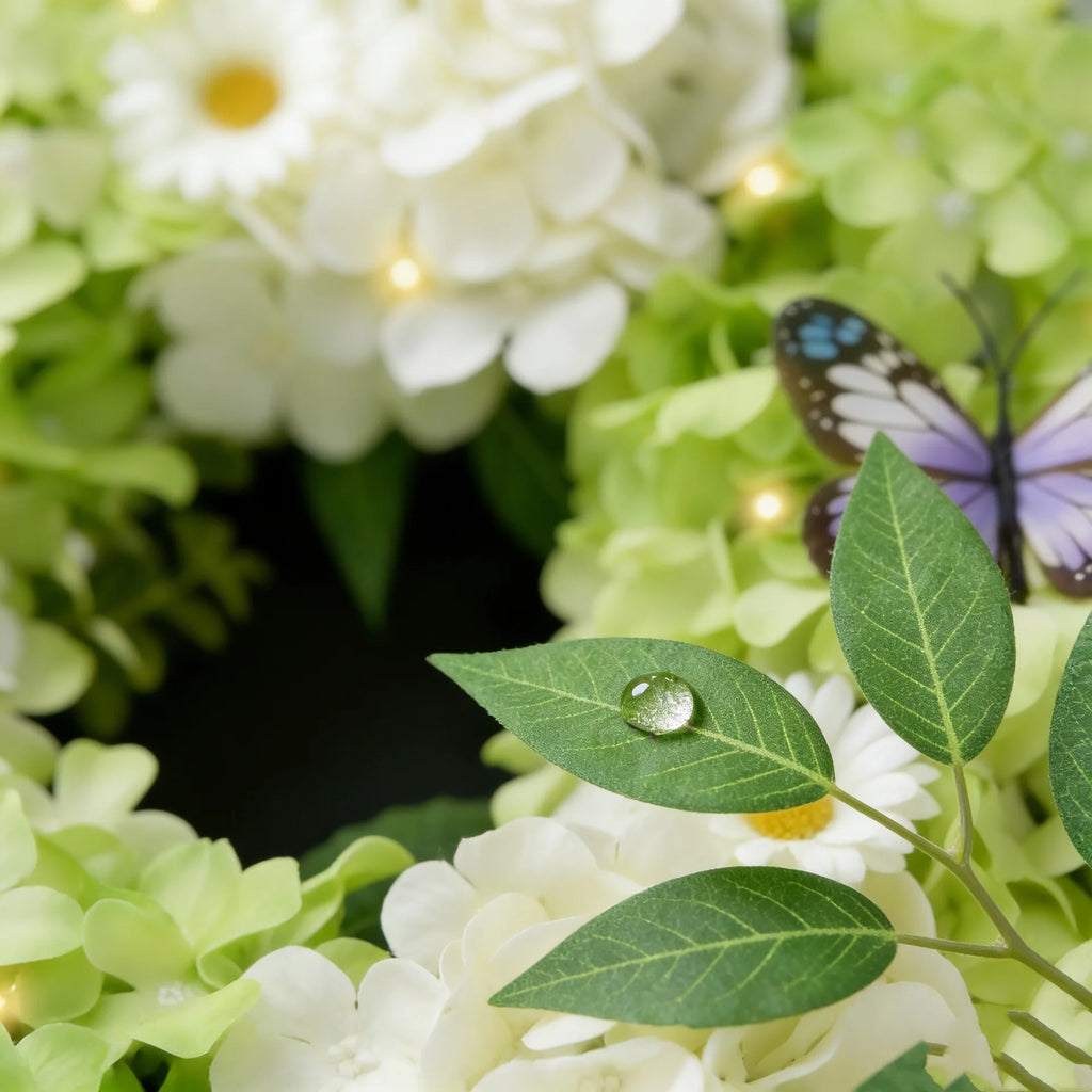 Artificial Hydrangea Wreath – Simulation Flower Home Décor