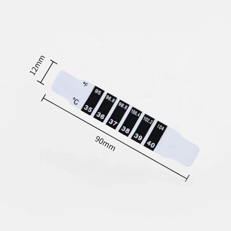Reusable LCD Forehead Temperature Strip 10/20Pcs – Baby Kids