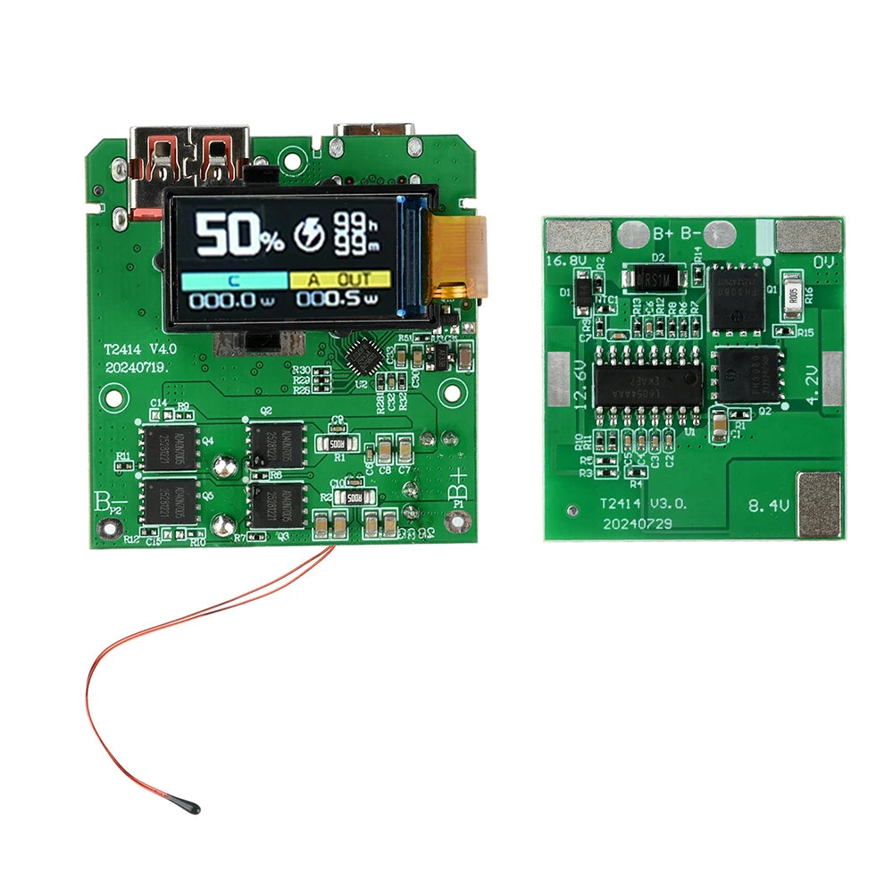 PD 100W Power Bank DIY Module – 4S BMS TFT Colour Display