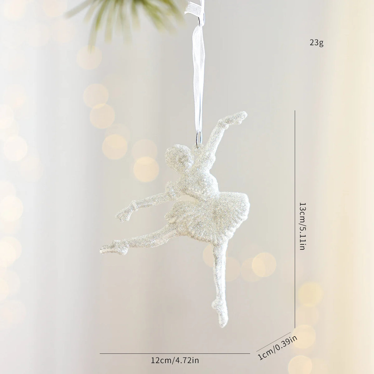 White Snowman Christmas Bell Ornament – Holiday Tree Decor