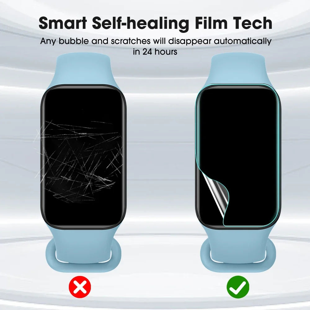 Hydrogel Screen Protector for Xiaomi Mi Band 9 Active – 3-Pack