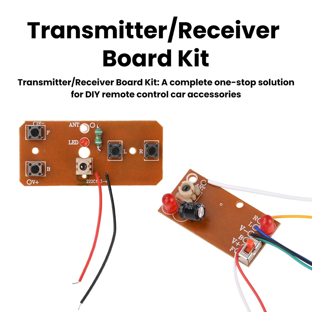 4-Channel 27MHz RC Module – DIY Car Transmitter & Receiver