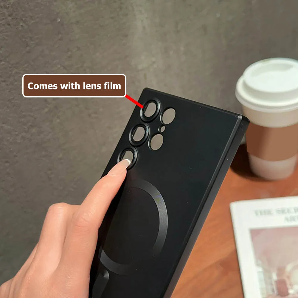 Matte Magnetic Samsung Case – MagSafe Compatible | AKABEILA
