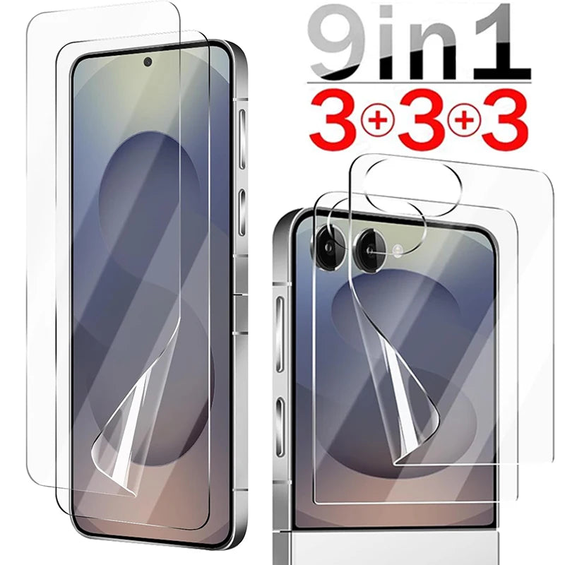 9-in-1 Matte Hydrogel Screen Protector – Samsung Galaxy Z Flip 8