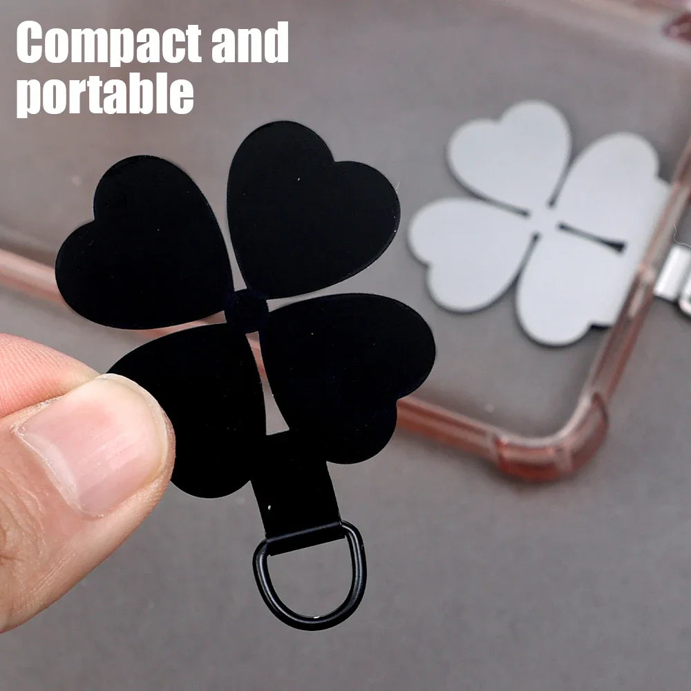 Stainless Steel Phone Wrist Strap Tether Tab | 1 or 4 Pack
