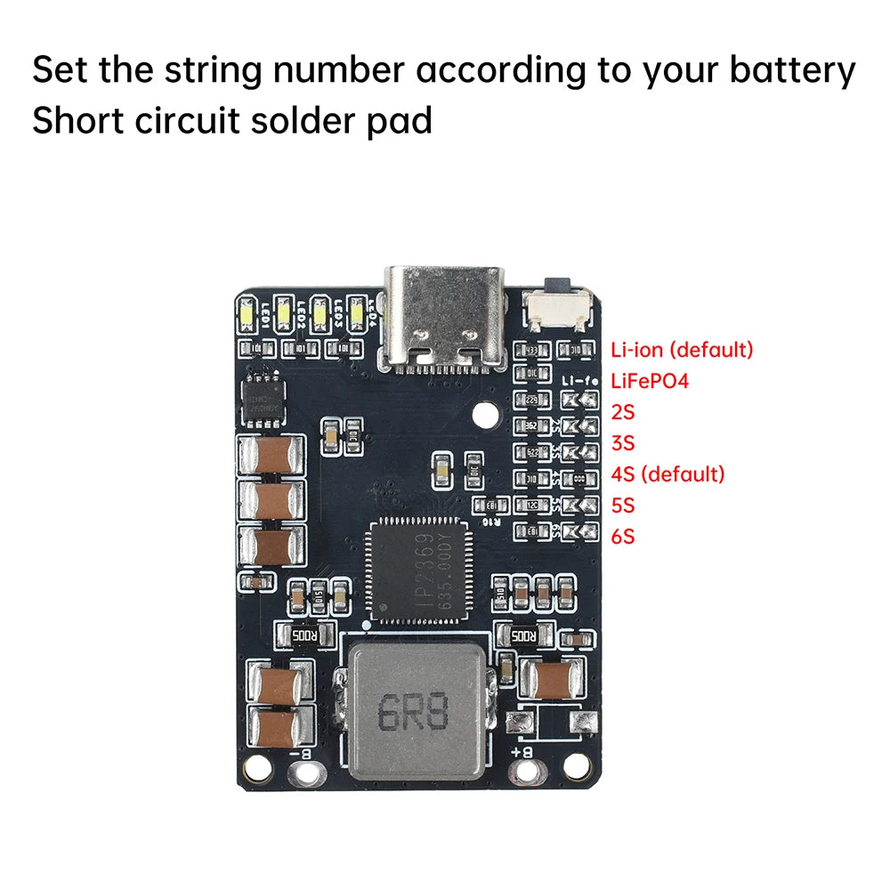 IP2369 45W 2–6S Lithium Battery Protection Module | Type-C