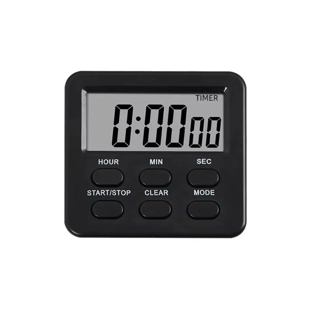 LED Digital Kitchen Timer – Alarm Clock & Memory Function
