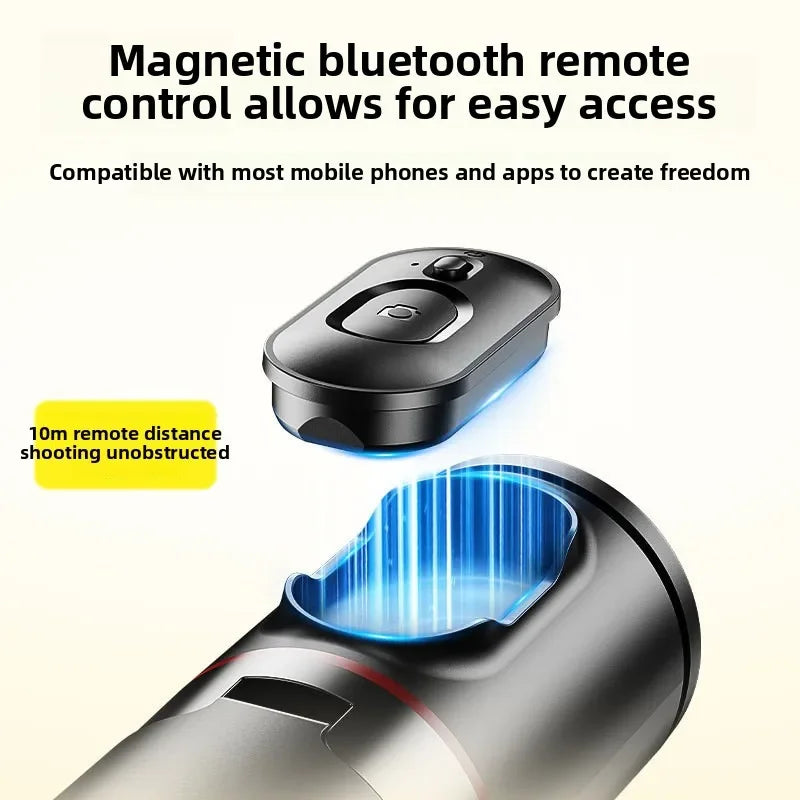 360° Rotating Selfie Stick Tripod with Bluetooth Remote