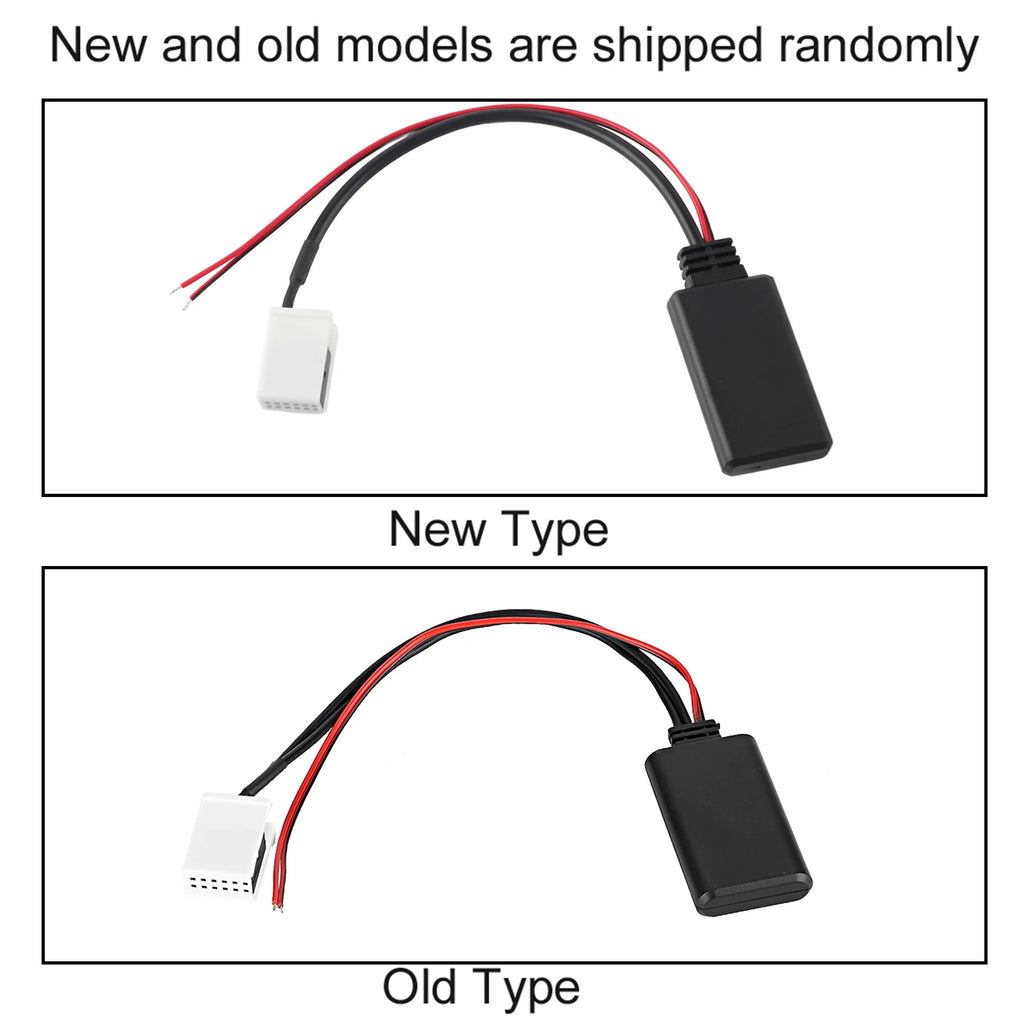 12V 12-Pin Bluetooth AUX Adapter for RCD 200 300 500 510 Radio